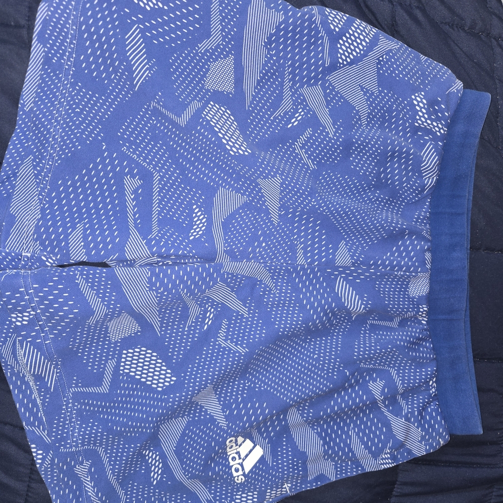 Adidas Blue Patterned Shorts